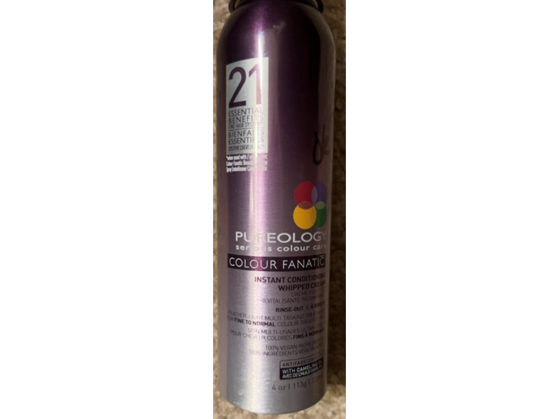Pureology Colour Fanatic Instant Conditioning Whipped Cream, 4 oz/113 g