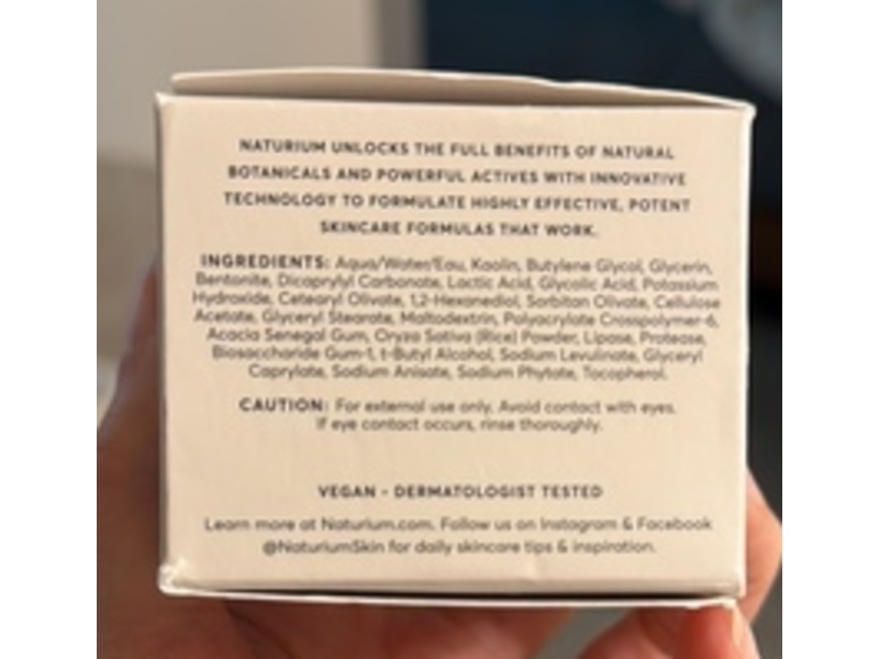 Naturium AHA Exfoliating Mask 10%, 1.7 fl oz/50 mL