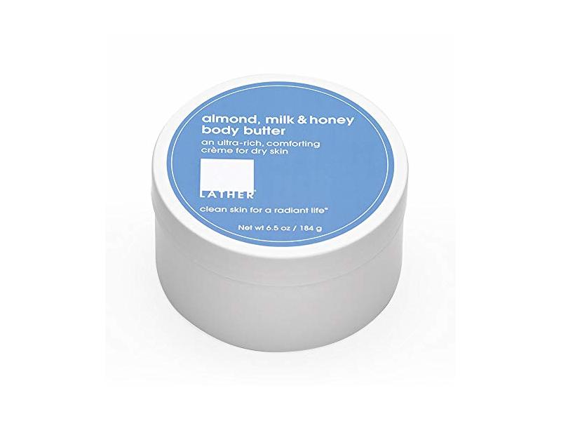 Lather Almond Milk & Honey Body Butter, 6.5 oz/184 g