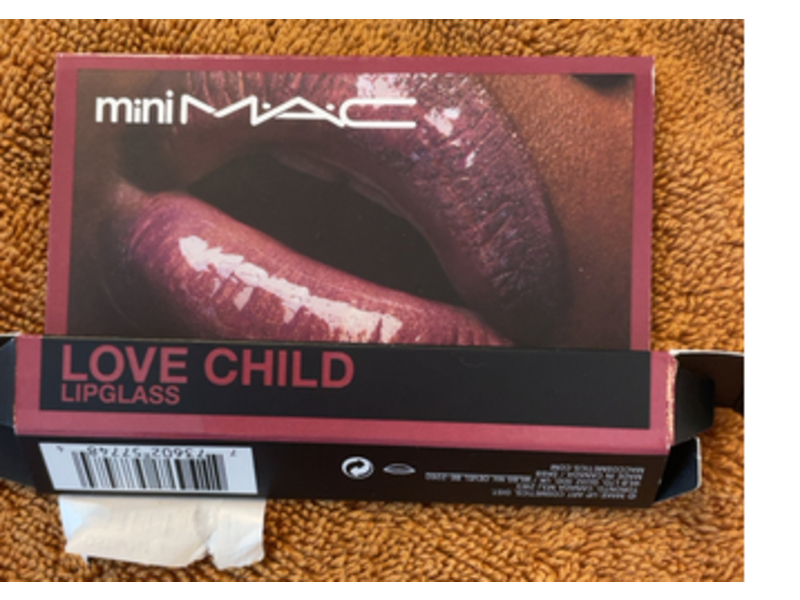 M.A.C Mini Lipglass, Love Child, 0.08 oz/2.4 g