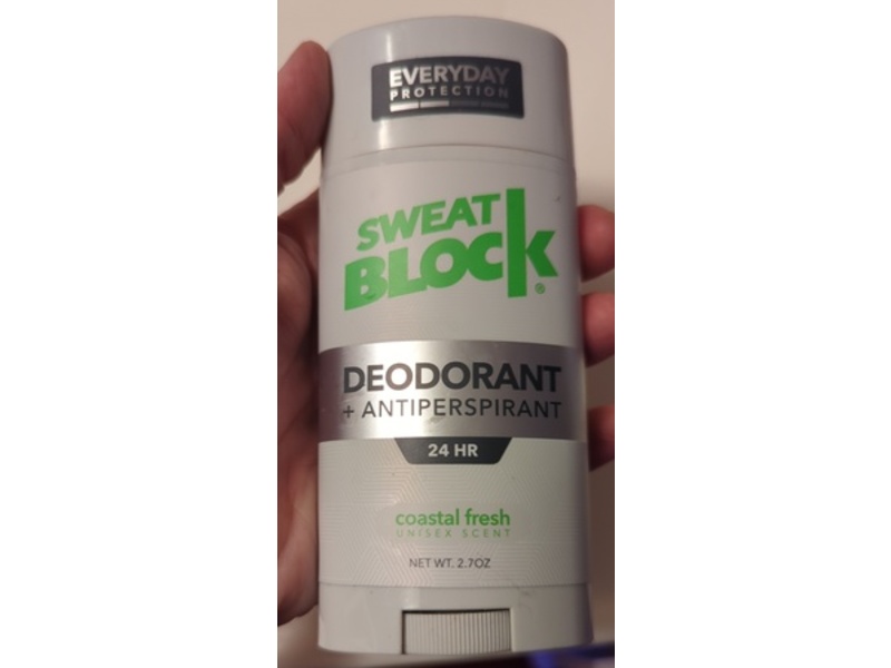 Everyday Protection Sweat Block Deodorant + Antiperspirant, Coastal Fresh, 2.7 oz
