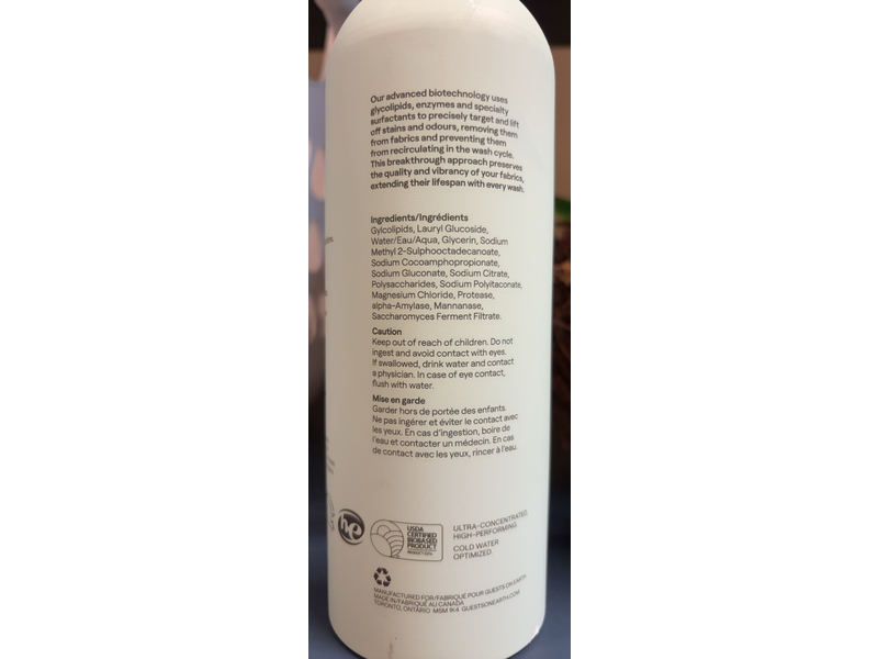 Guests On Earth Laundry Detergent, Unscented, 25.4 fl oz/750 mL