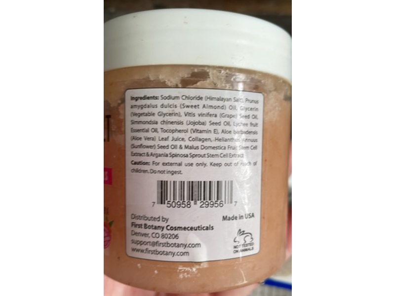 First Botany Detox Scrub, Himalayan Salt, 11 oz/312 g