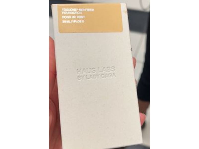 Haus Labs Triclone Skin Tech Foundation, 120 Light Warm, 1 fl oz/30 mL