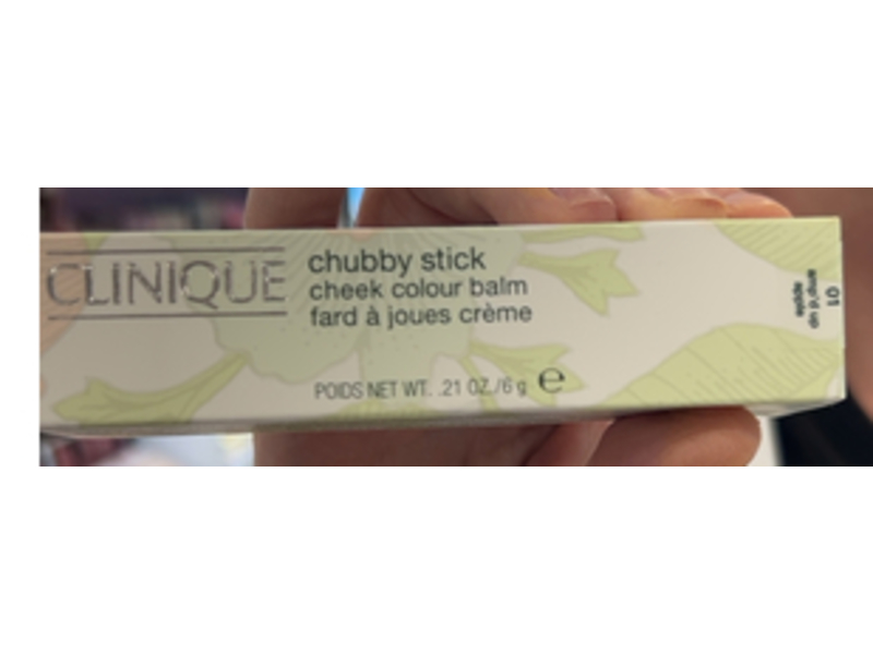 Clinique Chubby Stick Cheek Colour Balm, 01 Amp'd Up Apple, 0.21 oz/6 g