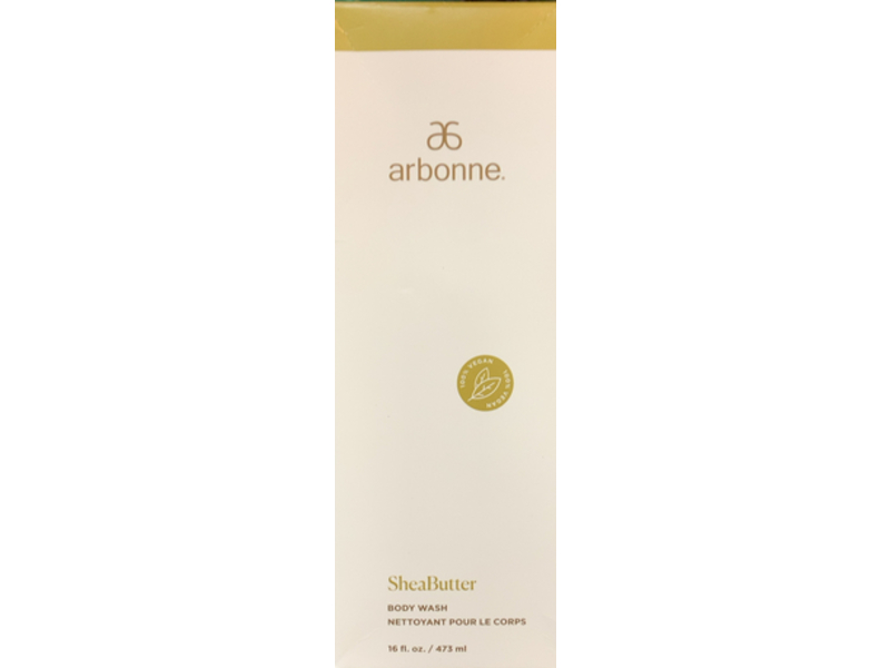 Arbonne Body Wash, Shea Butter, 16 fl oz/473 mL