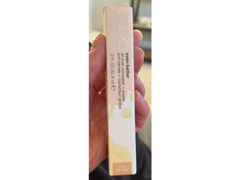Clinique Even Better All-Over Concealer, WN 38 Stone, 2 fl oz/6 mL