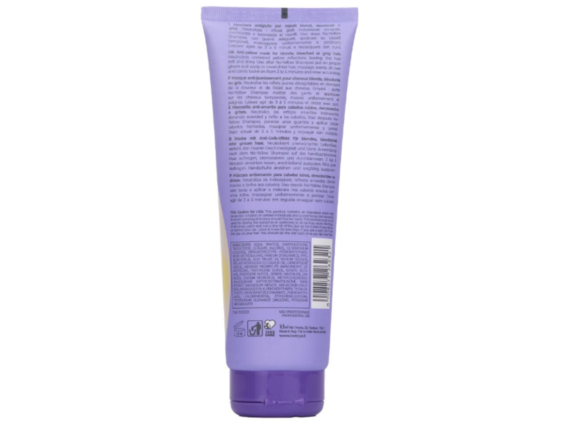 Inebrya Blondesse No-Yellow Mask, 8.45 fl oz/250 mL