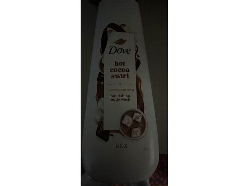 Dove Limited Edition Nourishing Body Wash, Hot Cocoa Swirl, 20 fl oz
