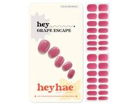 Heyhae Solar-Cured Gel Nail Strips Set, Hey Grape Escape, 28 Count - thumbnail 1