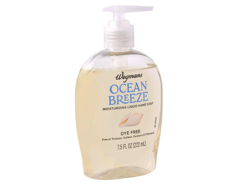 Wegmans Moisturizing Liquid Hand Soap, Ocean Breeze, 7.5 fl oz/222 mL