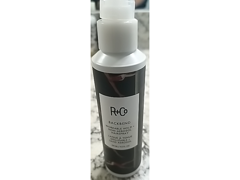 R+Co Backbend Workable Hold + Non-Aerosol Hairspray, 4.2 fl oz/124 mL