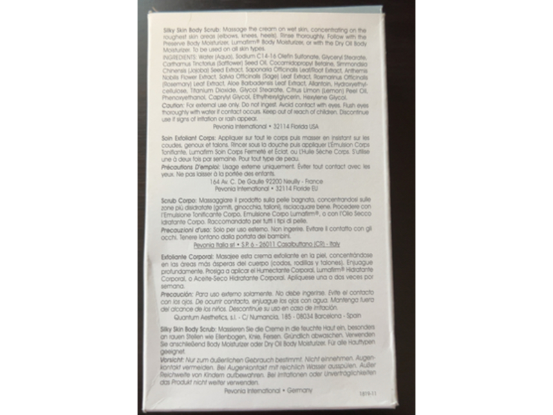 Pevonia Botanica Ligne Nymphea Silky Skin Body Scrub, 6.8 oz/200 mL