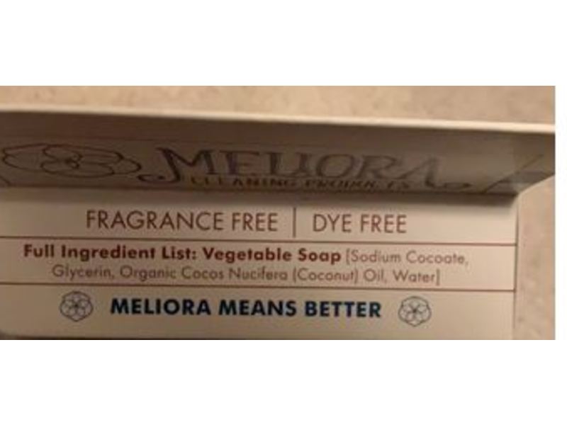 Meliora Cleaning Products Laundry Stain Removal Soap Stick, Fragrance Free, 1.7 oz/48 g