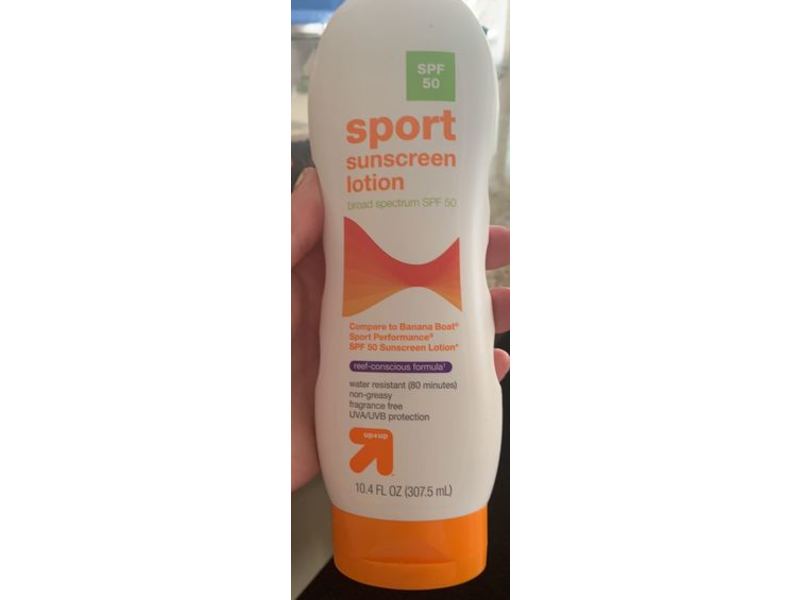 Up & Up Sport Sunscreen Lotion, Spf 50, 10.4 fl oz