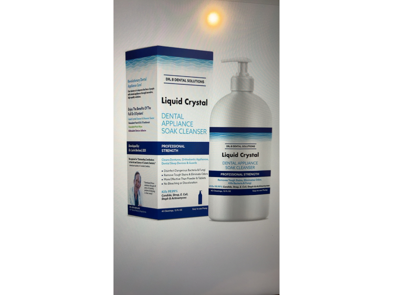 Dr. B Dental Solutions Liquid Crystal Soak Cleanser, 12 fl oz
