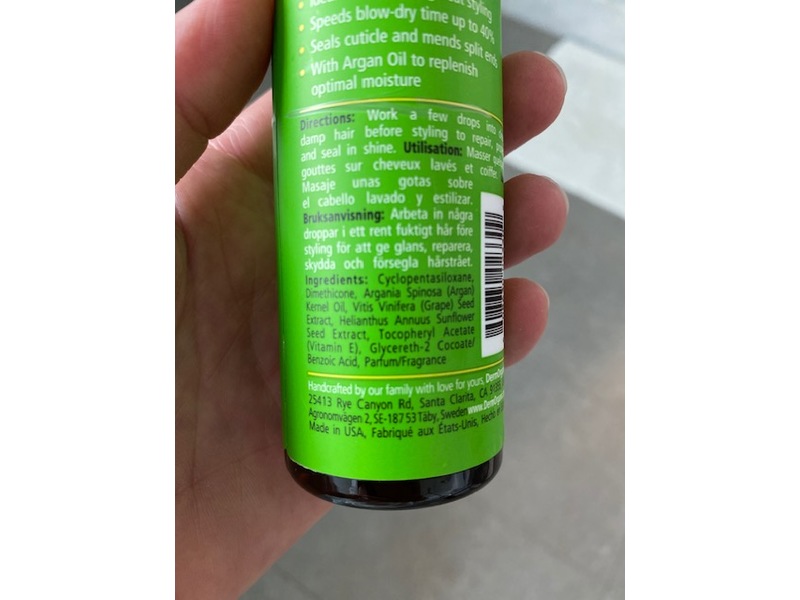 DermOrganic The Original Leave-in Treatment with Argan Oil, 120 mL/4 fl oz