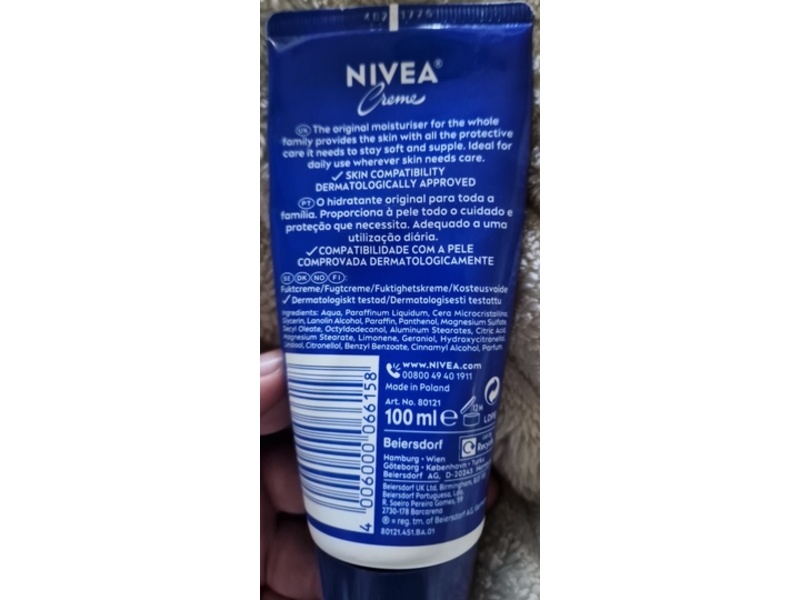 Nivea Moisturiser Creme, 100mL