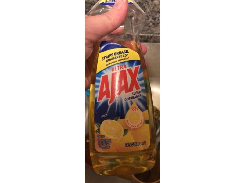 Ajax Ultra Dish Liquid, Lemon, 14 fl oz/414 mL