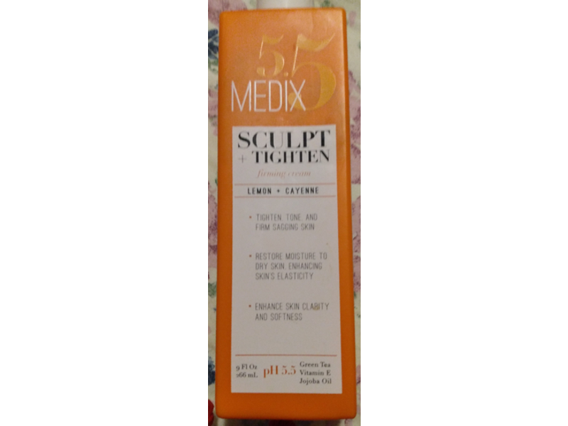 Medix 5.5 Sculpt+ Tighten Firming Cream, Lemon+ Cayenne, 9 fl oz/266 mL