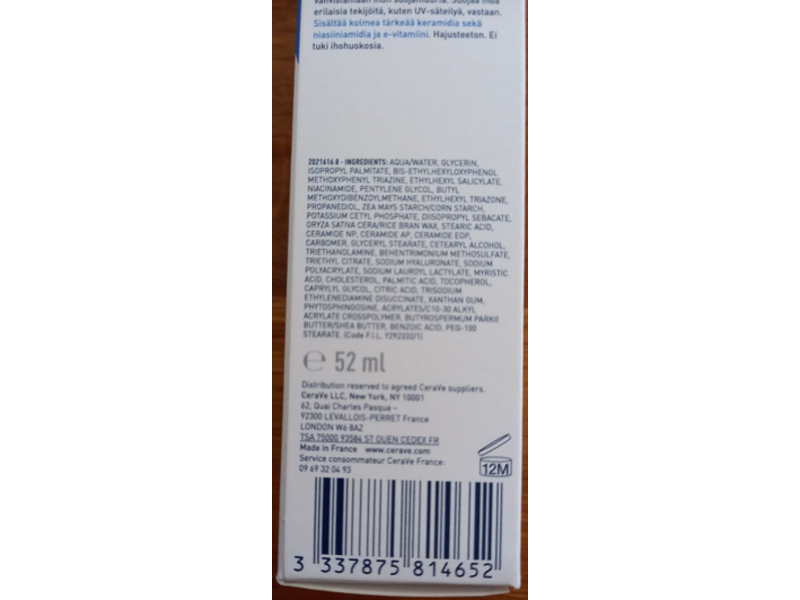 CeraVe Facial Moisturising Lotion, SPF 50, 1.75 fl oz/52 mL