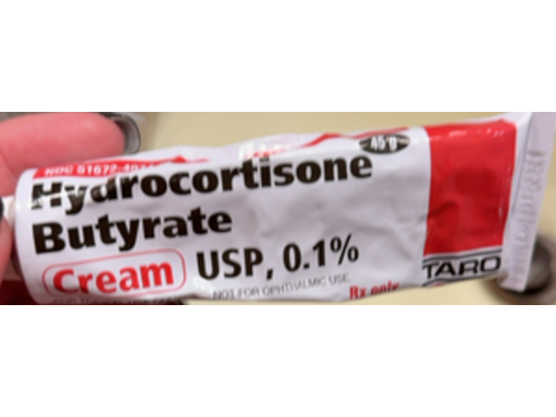 Hydrocortisone Butyrate Cream, 0.1%, 45 g, Taro (Rx)