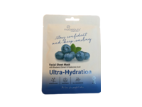 Via Beauty Ultra-Hydration Facial Sheet Mask, Blueberry Extract & Hyaluronic Acid, 22 g, 1 Count - thumbnail 1