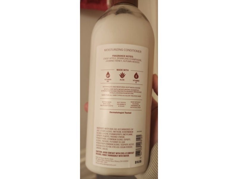 Bath & Body Works Moisturizing Conditioner, Champagne Apple & Honey, 16 fl oz/473 mL