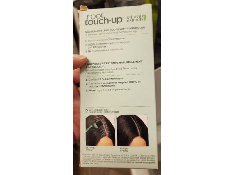 Clairol Root Touch-Up, 2 Black, 1 Application