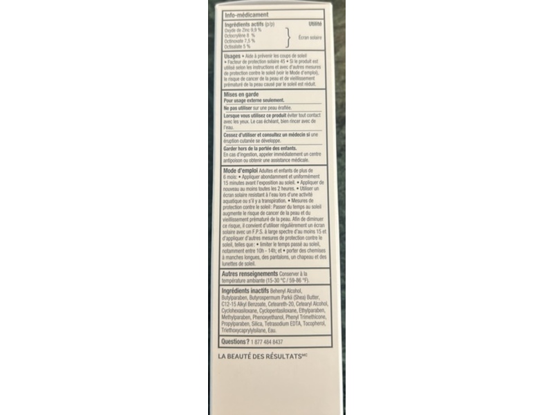 Vivier Sunscreen, SPF 45, 3 fl oz/90 mL