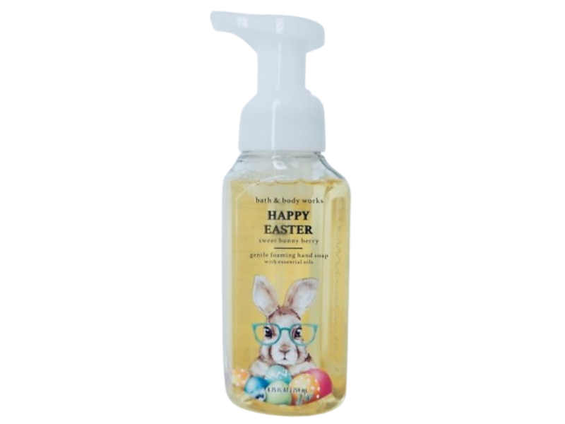 Bath & Body Works Happy Easter Gentle Foaming Hand Soap With Essential Oils, Sweet Bunny Berry, 8.25 fl oz/259 mL