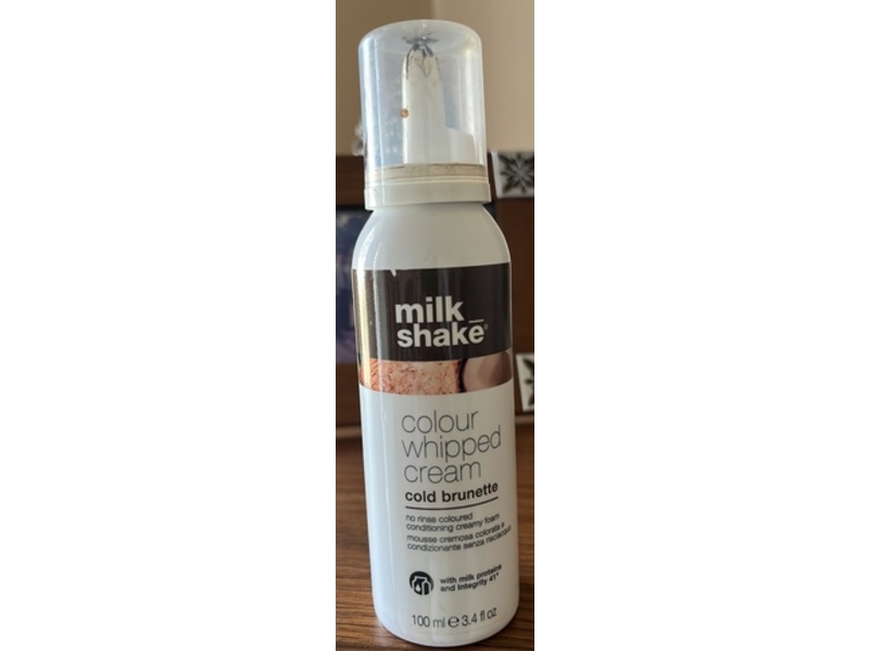 milk_shake Color Whipped Cream Leave In Conditioner, Cold Brunette, 3.4 fl oz/100 mL
