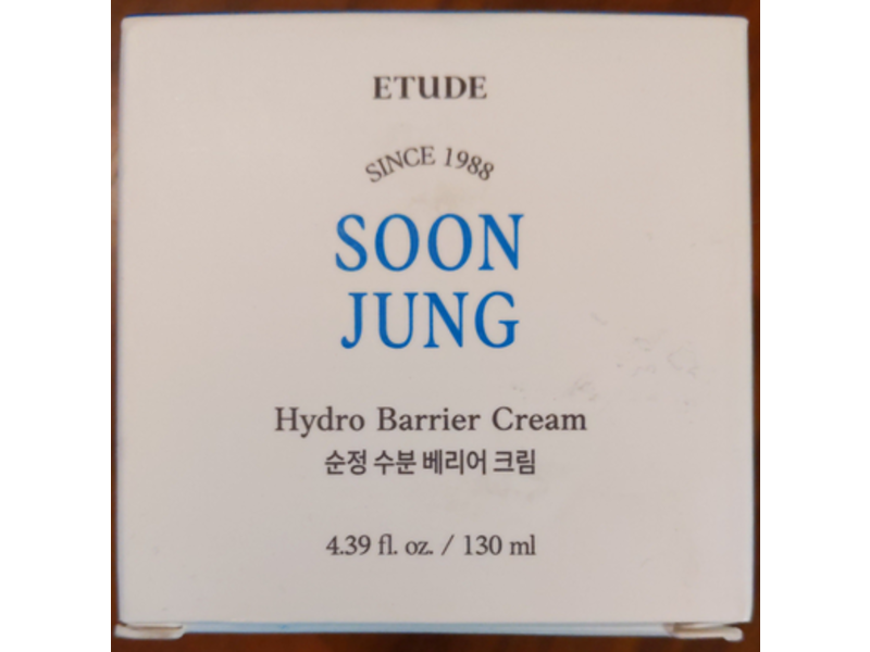 Etude House Soonjung Hydro Barrier Cream, 4.39 fl oz/130 mL