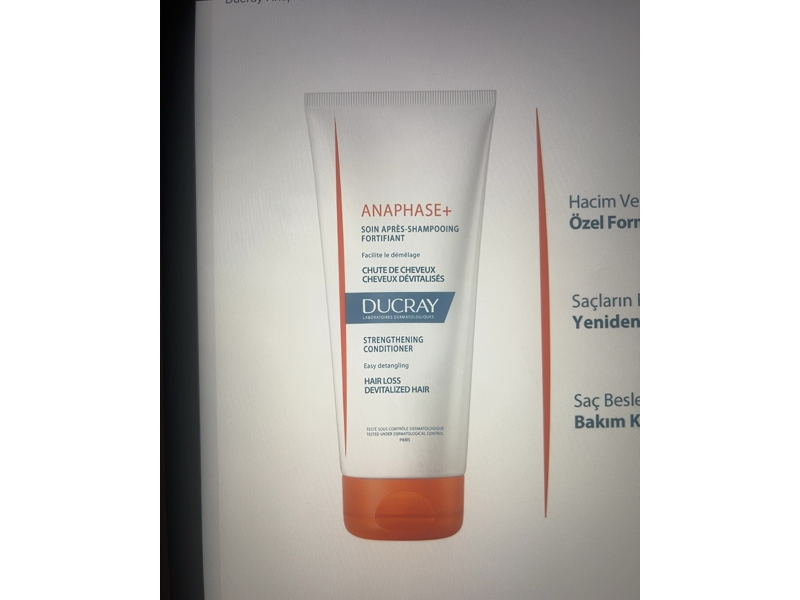 Ducray Anaphase+ Strengthening Conditioner, 6.7 fl oz/200 mL