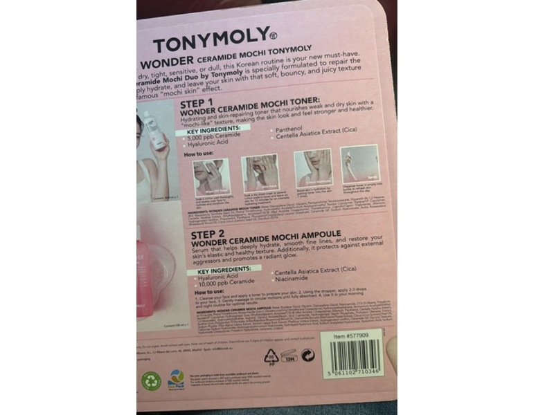 TonyMoly Wonder Ceramide Mochi Skincare Set
