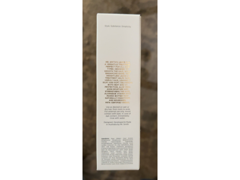 Mr. Smith Leave-In, 3.4 fl oz/100 mL
