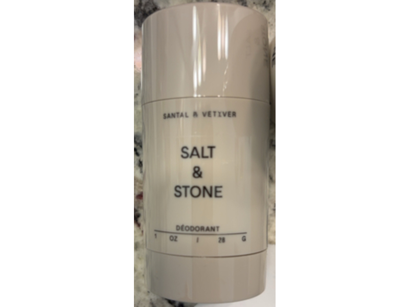 Salt & Stone Deodorant, Santal & Vetiver, 1 oz/28 g