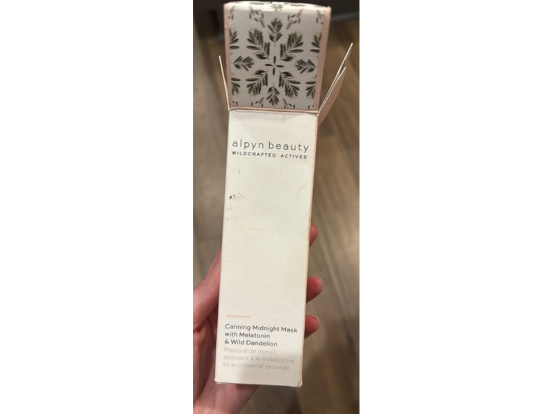 Alpyn Beauty Calming Midnight Mask, Melatonin & Wild Dandelion, 2 fl oz/59 mL