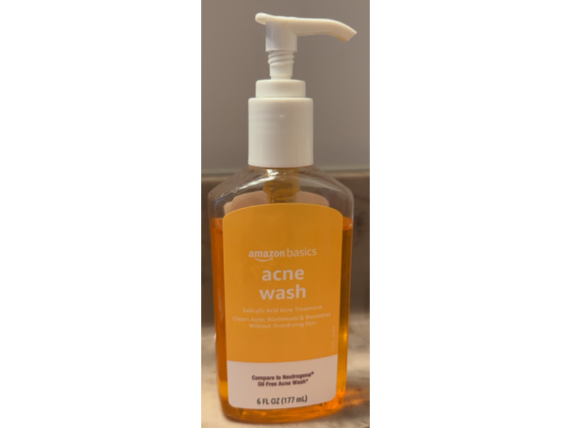Amazon Basics Acne Wash, 6 fl oz/177 mL