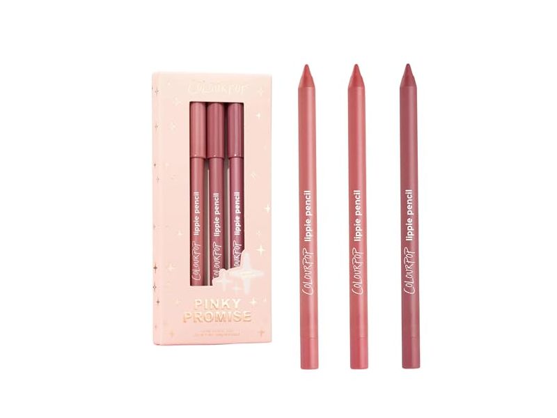 ColourPop Lippie Lip Pencil Kit, Pinky Promise, 0.035 oz/1.0 g