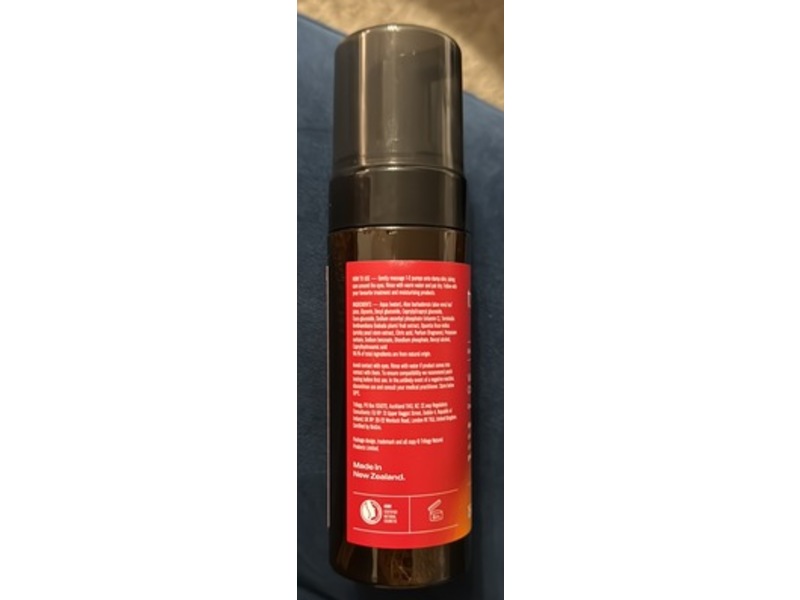 Trilogy Cleansing Mousse Facial Cleanser, Vitamin C, 5.07 fl oz/150mL