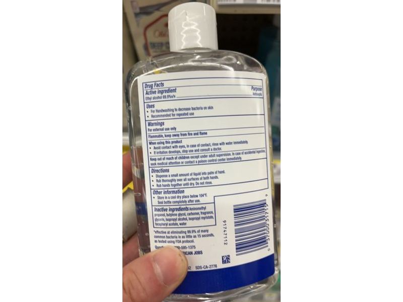 Safeguard Hand Sanitizer, Fresh Clean Scent, 12 fl oz/355 mL