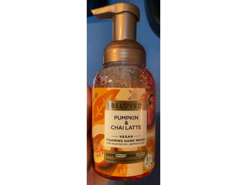 Beloved Foaming Hand Wash, Pumpkin & Chai Latte, 8 fl oz