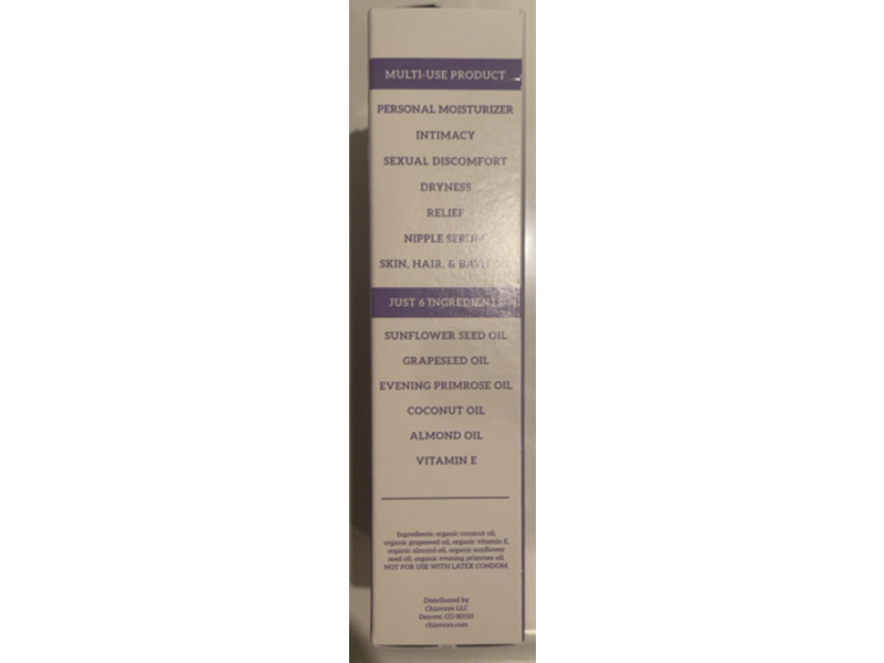 Chiavaye Personal Moisturizer Lubricant, 1.01 fl oz/30 mL