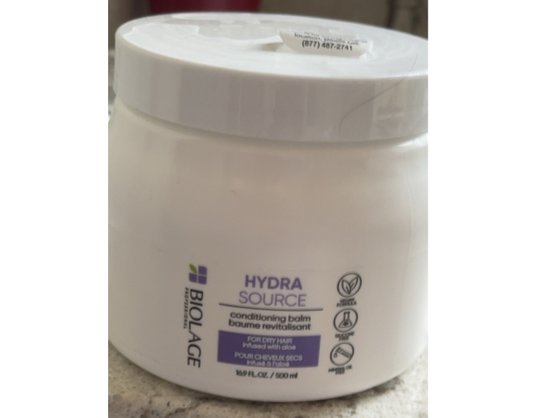 Biolage Hydra Source Conditioning Balm, Aloe, 16.9 fl oz/500 mL