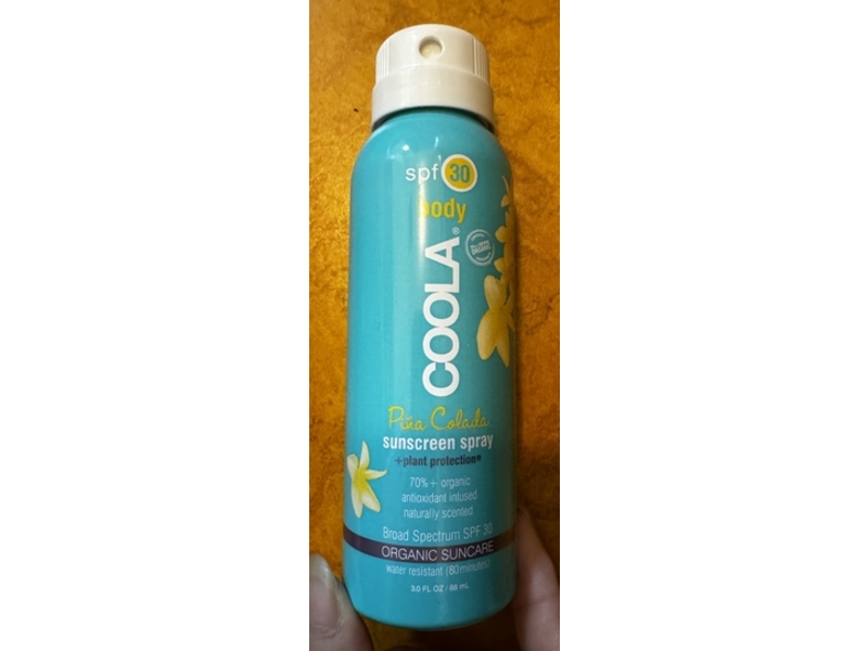 Coola Sunscreen Body Spray, Pina Colada, SPF 30, 3.0 fl oz/88 mL