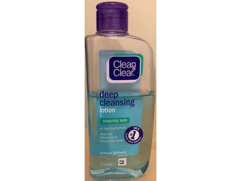 Clean & Clear Deep Cleansing Lotion, Sensitive, 200 mL