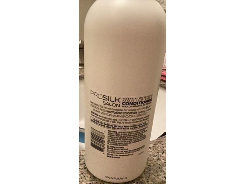 Pro Silk Salon Moisturizing Conditioner, Moraccan Argan & Coconut Oil, 32 fl oz/946 mL