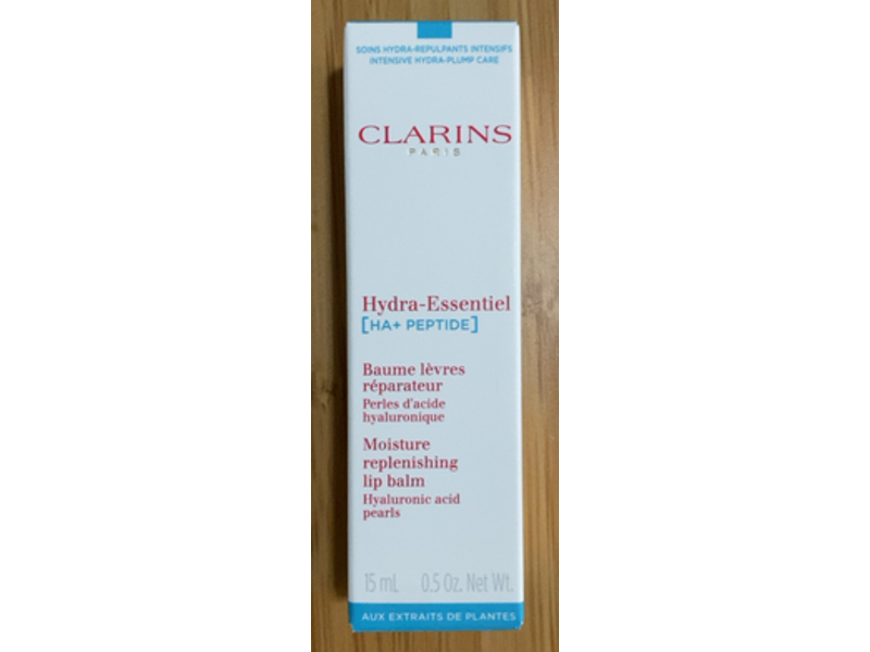 Clarins Hydra-Essentiel Moisture Replenshing Lip Balm, Hyaluronic Acid Pearls, 0.5 oz/15 mL