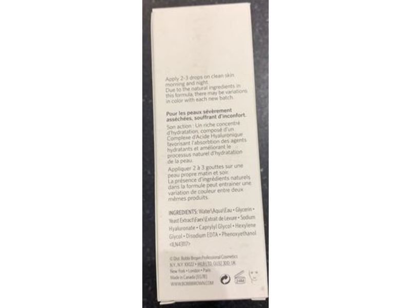 Bobbi Brown Remedies No. 86 Skin Moisture Solution, Intense Rehydration Compound, 0.47 fl oz/14 mL